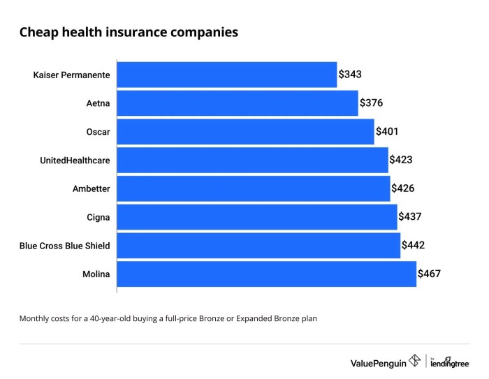 Compare the Best Cheap Health Insurance Plans 2023 - ValuePenguin